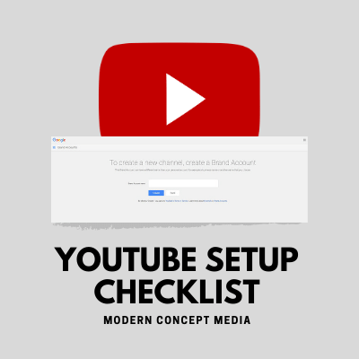 youtube setup graphic